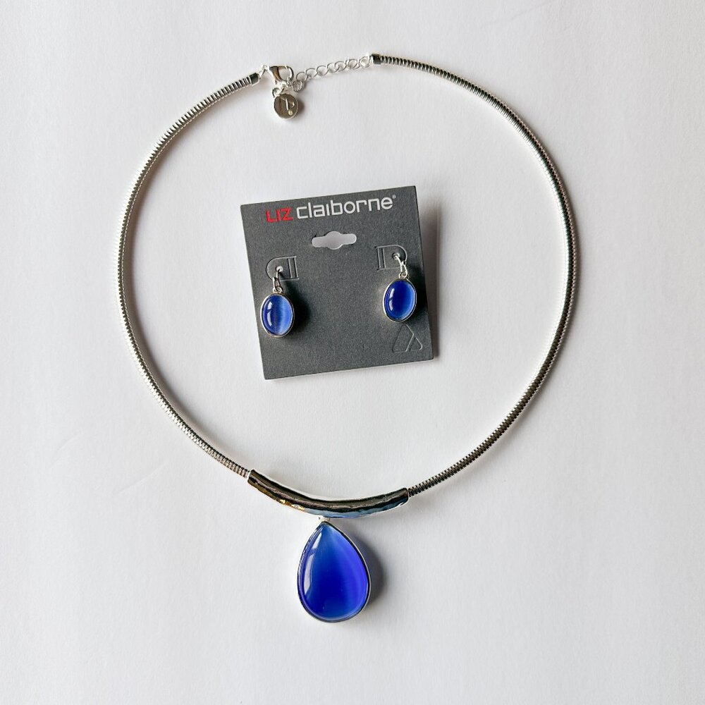 Liz Claiborne Necklace and Earrings Set